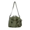 Tactical-Style Sports Duffel Bag in Two Sizes Military Green / 31 × 26 × 23 cm color SKU reference