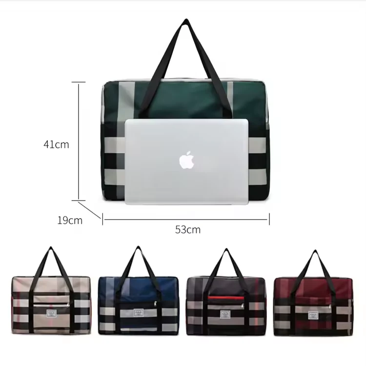 Plaid Weekend Travel Duffel with Shoulder Carry product reference image