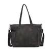 Star-Pattern Travel Tote with Removable Shoulder Strap Black color SKU reference