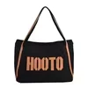 Nylon Gym and Travel Duffel with Lettering Detail Mint Green color SKU reference