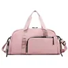 Nylon Gym Duffel with Shoe Compartment and Dry/Wet Pocket Pink color SKU reference