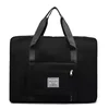Two-Size Foldable Travel Duffel with Dry and Wet Pocket Black color SKU reference