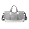 Dry and Wet Gym Duffel with Shoe Compartment Dark Gray color SKU reference