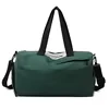 Small Dry and Wet Gym Duffel with Shoe Compartment Sky Blue color SKU reference