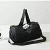 Small Dry and Wet Gym Duffel with Shoe Compartment Black color SKU reference