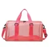 Transparent PVC Travel Duffel with Six Colorways Pink color SKU reference