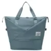 Expandable Nylon Gym Duffel with Computer Pocket Pink color SKU reference