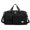 Nylon Gym and Travel Duffel with Shoe Compartment Purple color SKU reference