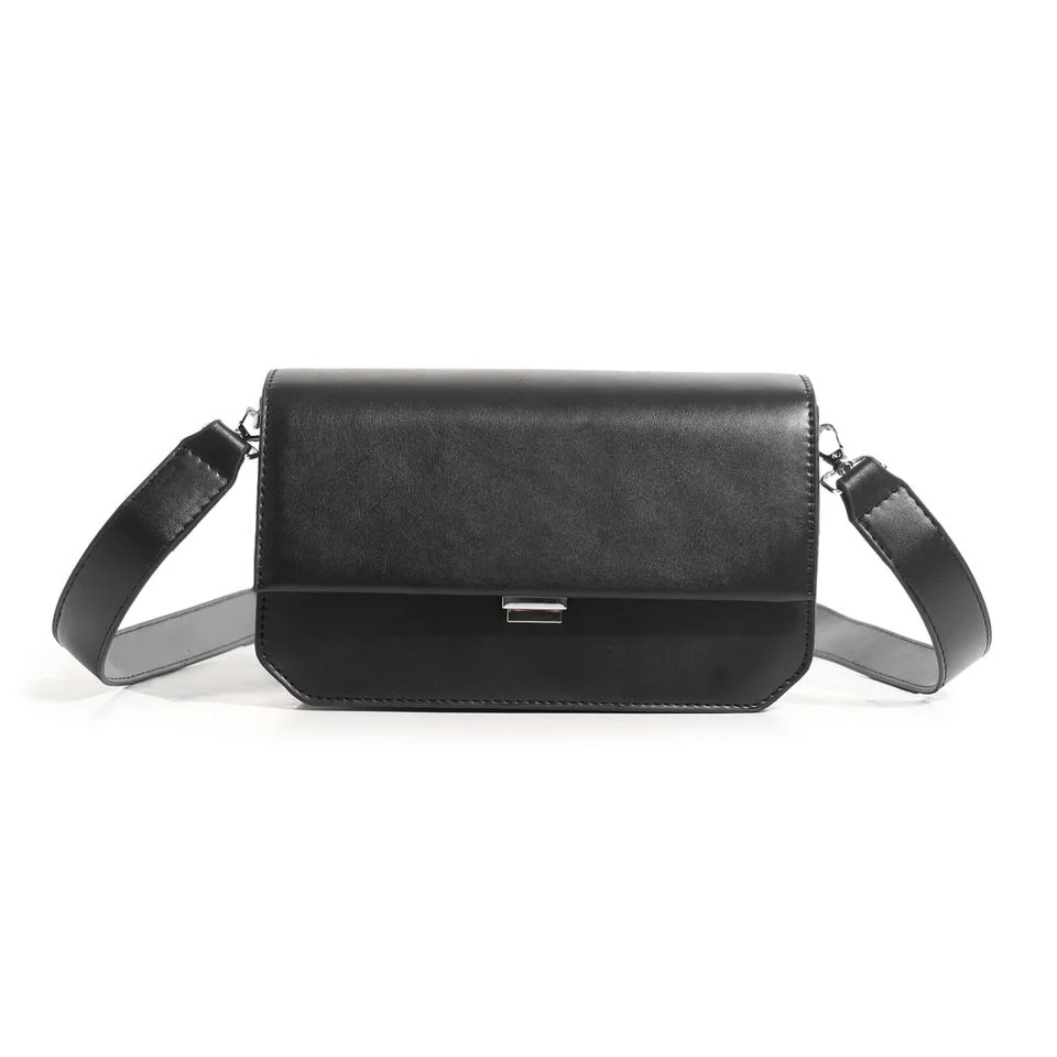 Compact PU Crossbody Bag with Multi-Layer Storage product reference image
