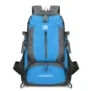 50L Nylon Travel Backpack with Shoe Compartment & Laptop Sleeve Sky blue color SKU reference