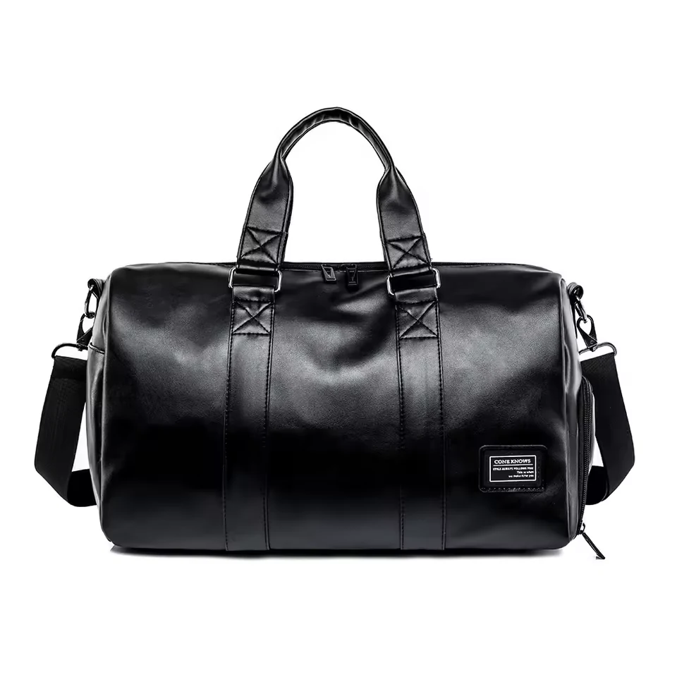 Geometric PU Crossbody Gym Bag · Two Sizes product reference image