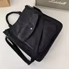 Corduroy Everyday Tote Black color SKU reference