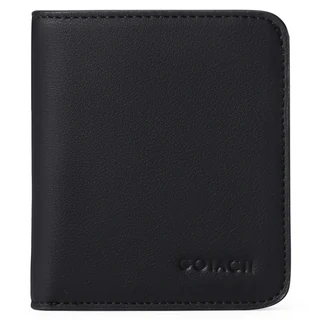Slim Short PU Wallet with Zip and Snap Closure Black color SKU reference