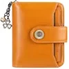 Compact Genuine Leather Multi-Card Wallet Color reference 11 color SKU reference