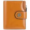 Short Genuine-Leather Bifold Wallet with Multi-Card Storage Color reference 03 color SKU reference