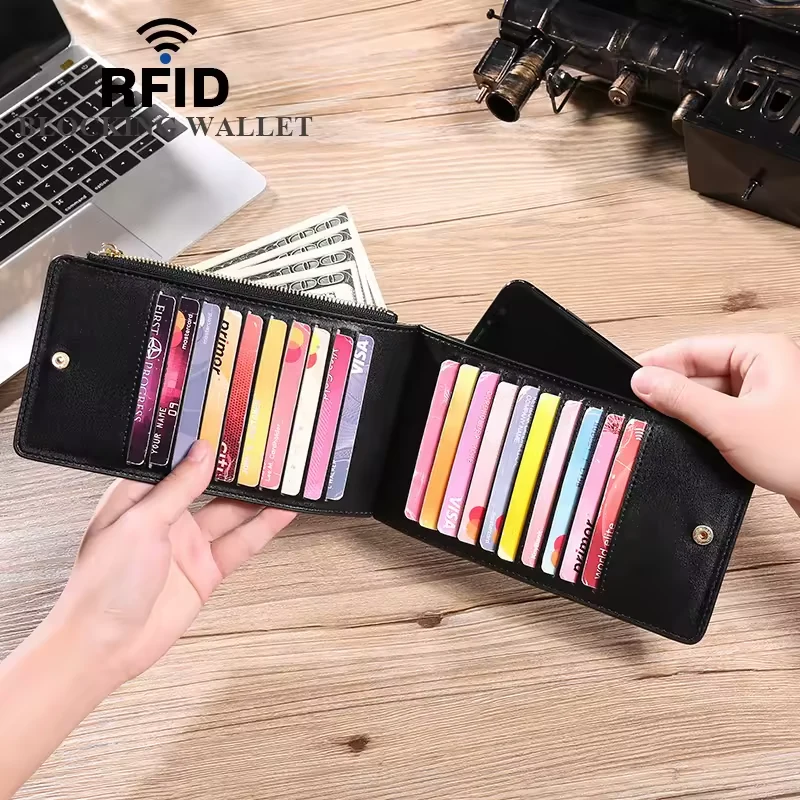 Long Zip Wallet with Multi-Card Storage product reference image