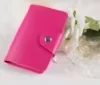 Mini PU Coin Purse and Multi-Card Holder Plum Red color SKU reference