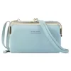 Lychee-Texture PU Wallet with Strap and Card Storage Color reference 05 color SKU reference