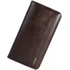 Multi-Layer Phone Wallet with Card Storage Dark Brown color SKU reference
