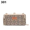 Geometric PU Evening Clutch with Chain Strap Image option 14 color SKU reference