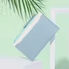 Slim PU Zip Wallet with Coin Pocket Blue color SKU reference