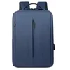15.6-Inch Nylon Business Backpack with USB Port Blue color SKU reference