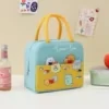 Cartoon Insulated Lunch Cooler Bag with Five Prints Zoo color SKU reference