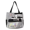 Rainbow-Ball Badge Crossbody Bag with Clear Front Pocket Color reference 02 color SKU reference