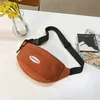 Canvas Waist & Chest Sling Bag in Four Colors Orange color SKU reference