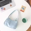 Shimmering PU Underarm Bag in Six Colors Blue color SKU reference