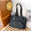 Cartoon-Print Crossbody Bag with Side Pocket Blue color SKU reference