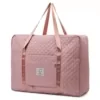 Quilted Nylon Dry/Wet Travel Duffel Purple color SKU reference