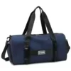 Foldable Oxford Travel Duffel with Shoe Pocket and Trolley Sleeve Blue color SKU reference