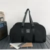 Foldable Nylon Travel & Gym Duffel Black color SKU reference