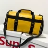 PU Leather Business Weekender Travel Bag White color SKU reference