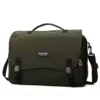 Nylon Travel Duffel with Laptop Compartment Olive Green color SKU reference