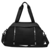 Expandable Oxford Gym Duffel with 20–35 L Capacity Black color SKU reference