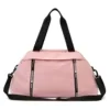 Expandable Oxford Gym Duffel with 20–35 L Capacity Pink color SKU reference