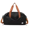 Expandable Oxford Dry/Wet Gym Duffel Black color SKU reference