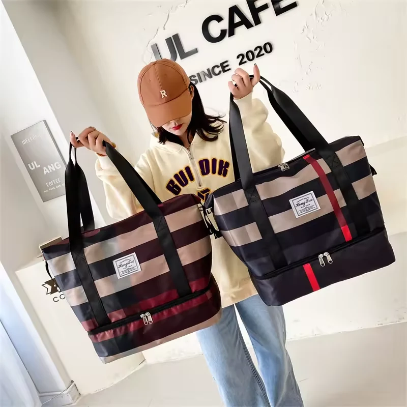 Expandable Oxford Gym Duffel with Shoe Pocket product reference image