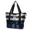 Expandable Oxford Gym Duffel with Shoe Pocket Khaki color SKU reference