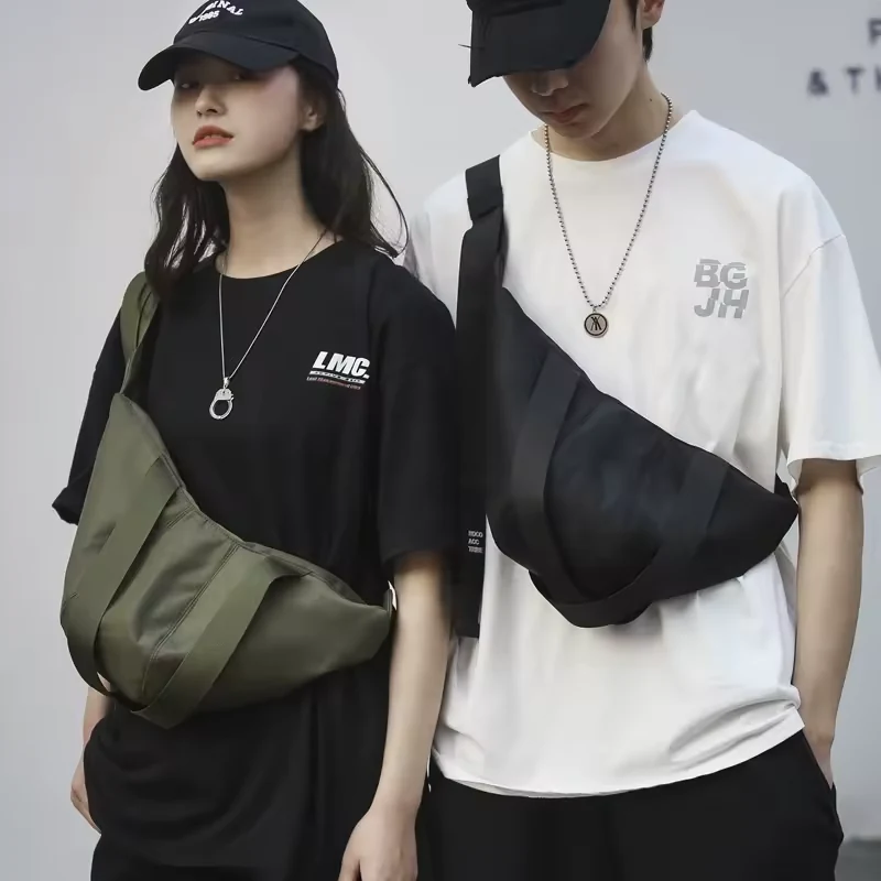 Slim Nylon Adjustable Shoulder Sling Bag product reference image