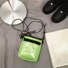 Clear PVC-Front Mini Crossbody Phone Bag Green color SKU reference