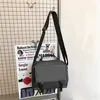 Oxford Adjustable-Zip Crossbody Bag Grey color SKU reference