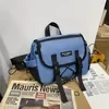 Nylon Adjustable Crossbody Waist Bag Blue color SKU reference