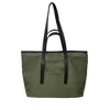 Nylon Outdoor Travel and Shopping Tote Green color SKU reference