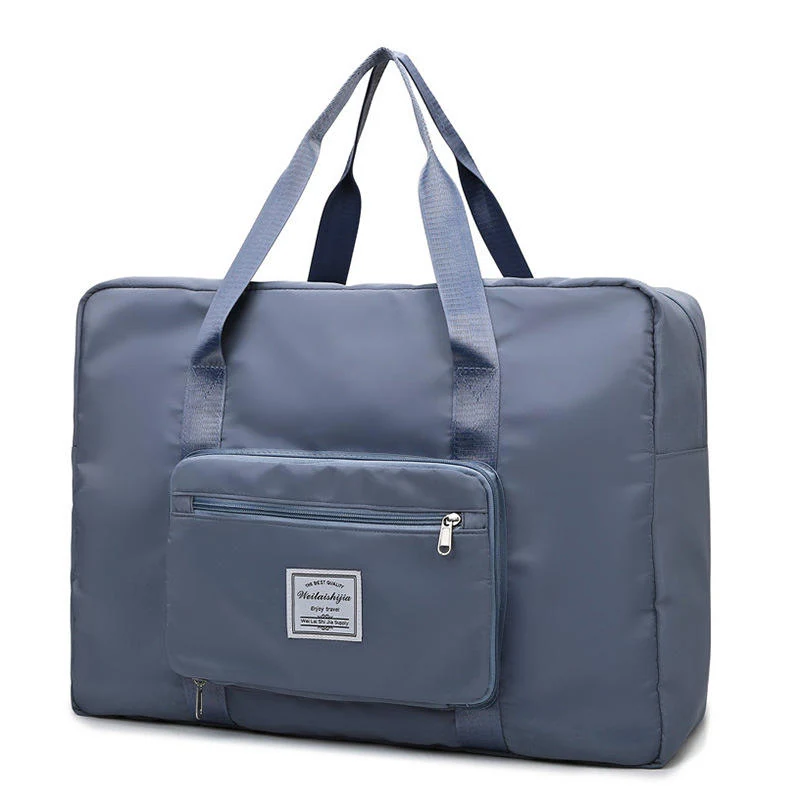 Foldable Cube Gym and Yoga Travel Bag in Two Sizes Blue color SKU reference