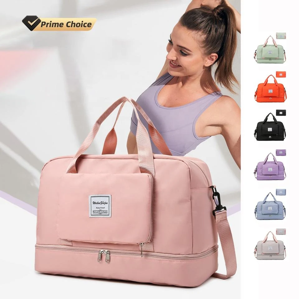 Foldable Gym & Travel Duffel with Shoe Compartment product reference image