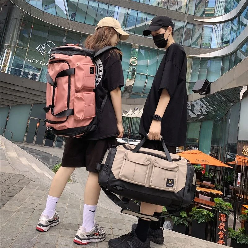 Large Travel Bag with Shoe Compartment and Outer Pocket product reference image