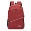 Reflective Polyester Daypack with Cushioned Back Panel Red color SKU reference
